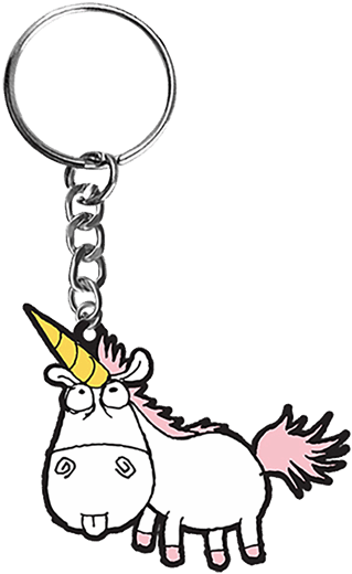 Despicable Me - Despicable Me Unicorn Keyring (600x600), Png Download