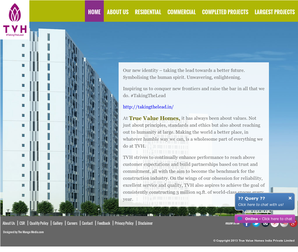 True Value Homes - Tvh (1600x868), Png Download