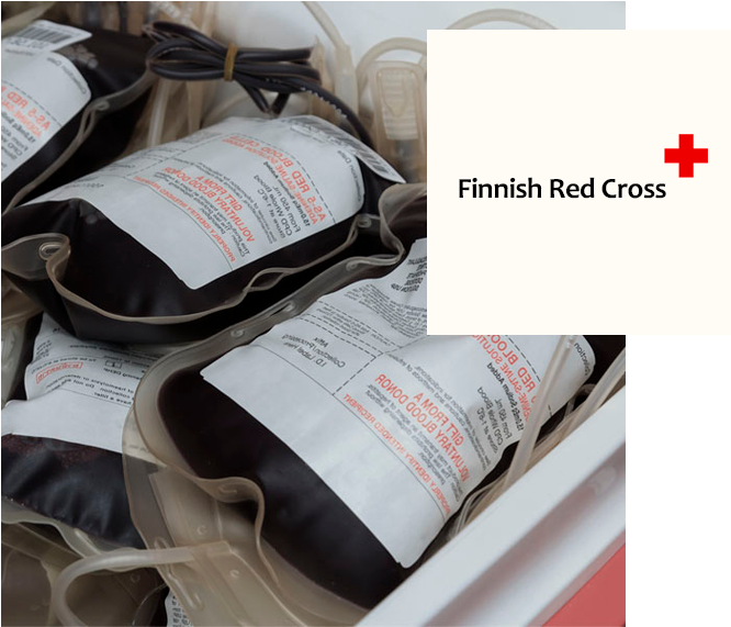Finnish Red Cross Handles Blood Donations And Blood - Car Seat (665x672), Png Download