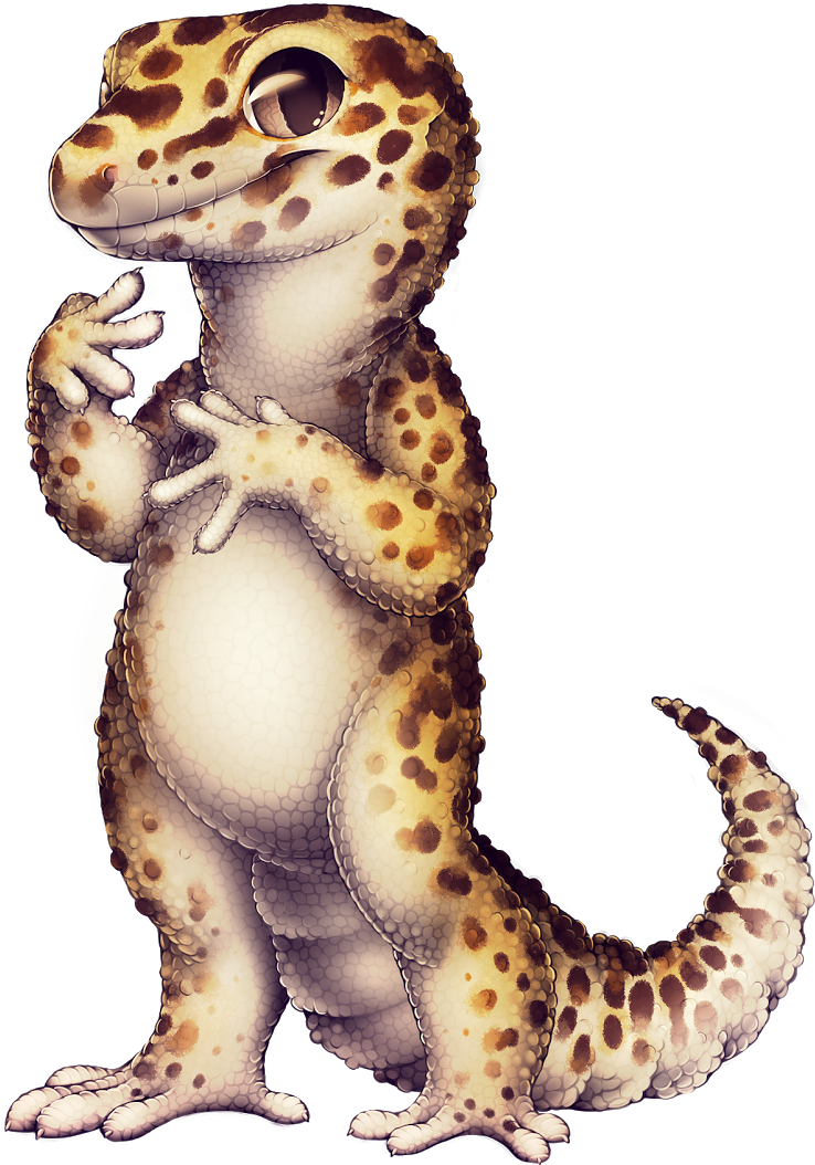 We Have A Couple Of New Villagers To Show Off First - Furvilla Gecko (809x1102), Png Download