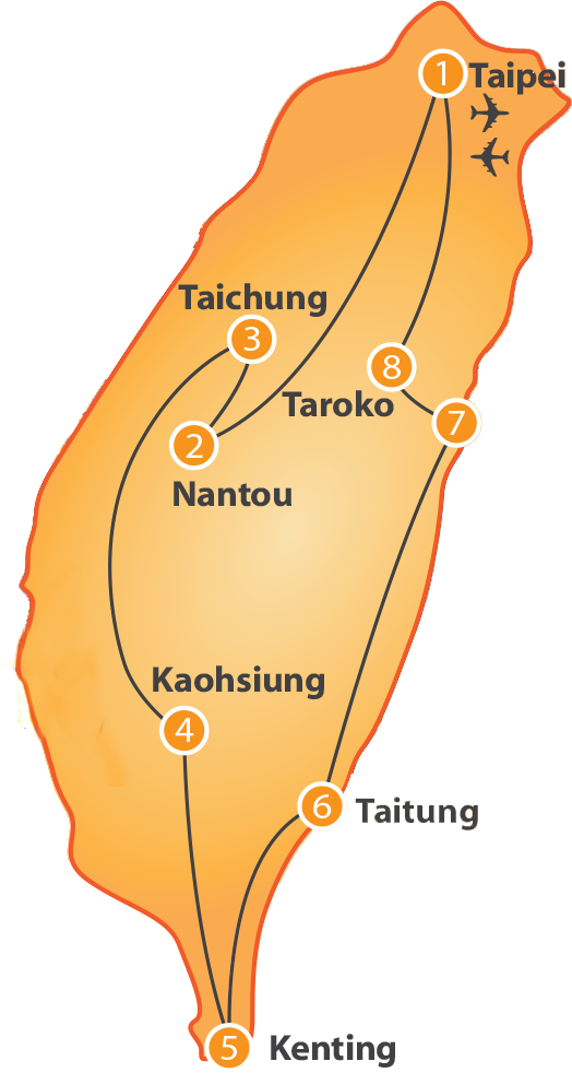 Taiwan Is A Sorely Under-explored Travel Destination - Taiwan Itinerary 14 Days (524x982), Png Download