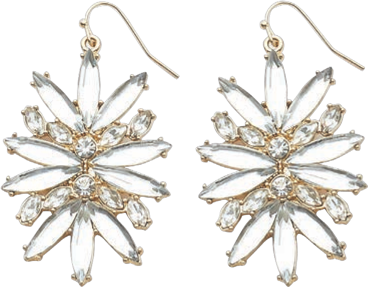 Starburst Earings - Earrings (914x1075), Png Download