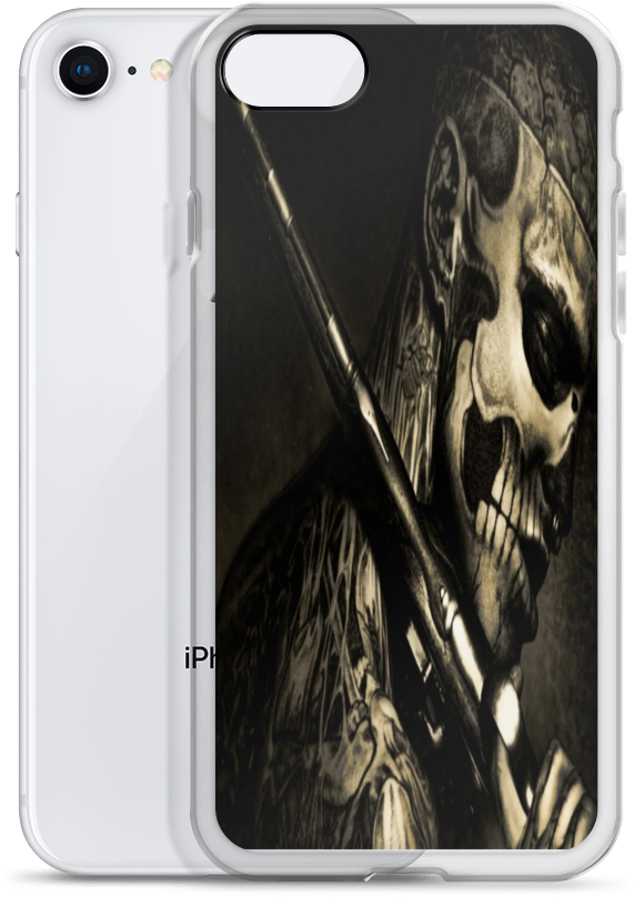 Skull Face Iphone Case 7/8 -7plus/8plus - Mobile Phone Case (1000x1000), Png Download