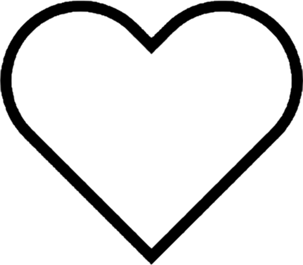 Heart Sticker - Kolorowanki Do Druku Serce (1024x939), Png Download