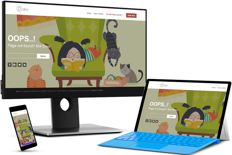 Divi 404 Extended - Mobile Phone (834x515), Png Download