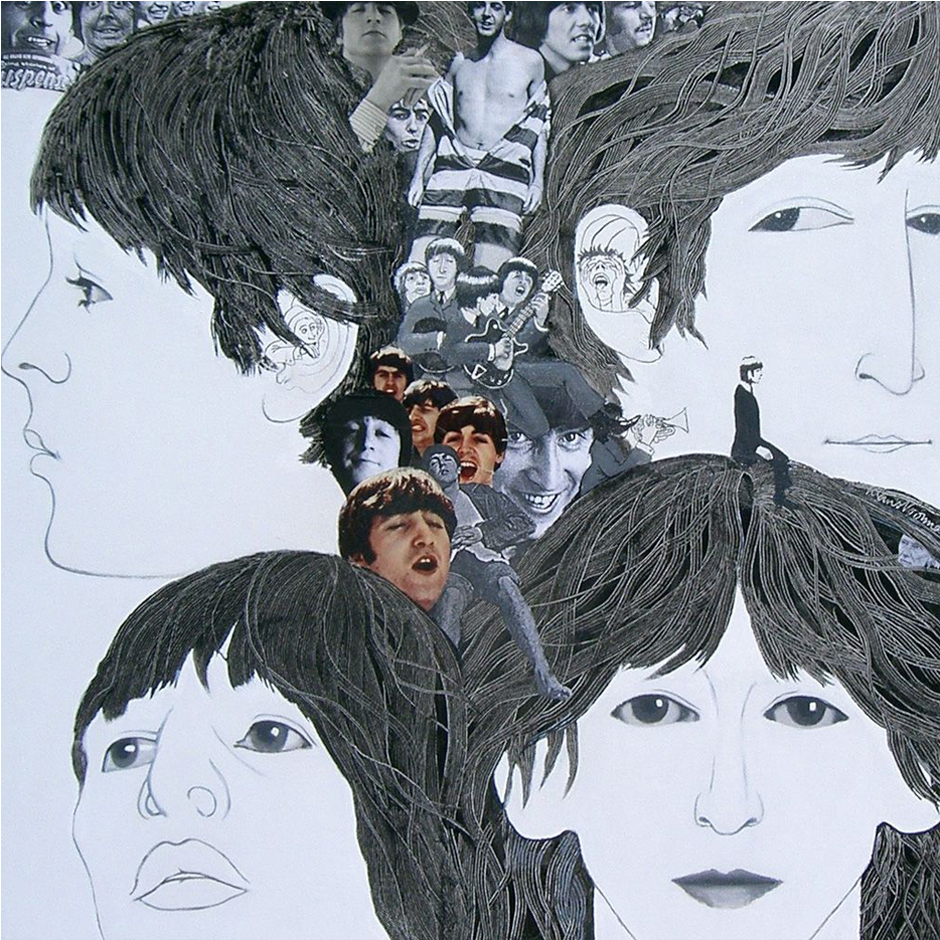 Drawn Album Cover Beatles Revolution Album - Klaus Voormann Revolver Book (1009x1009), Png Download