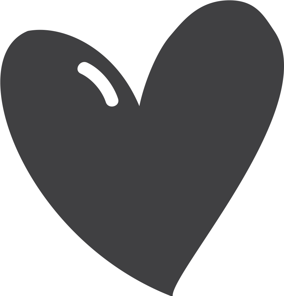 Coracao-pretopngsemfundo - Heart (1000x1000), Png Download