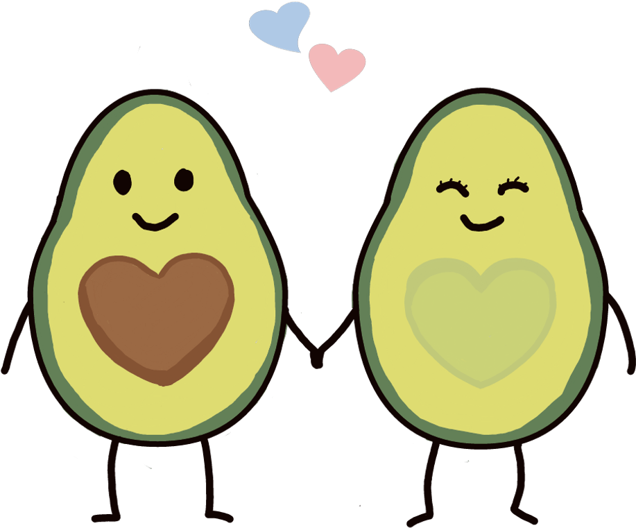 Scfruits Fruitsavocado Aguacate Myotherhalf Halfavocado - Avocado (1024x1024), Png Download