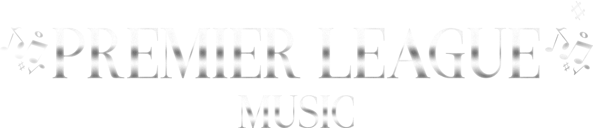 Premier League Music Logo - Calligraphy (2044x498), Png Download