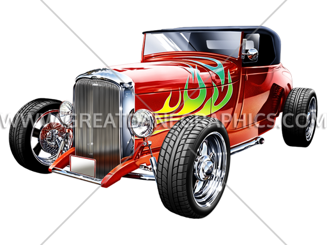 Flame Clipart Hot Rod - Hot Rod (640x480), Png Download