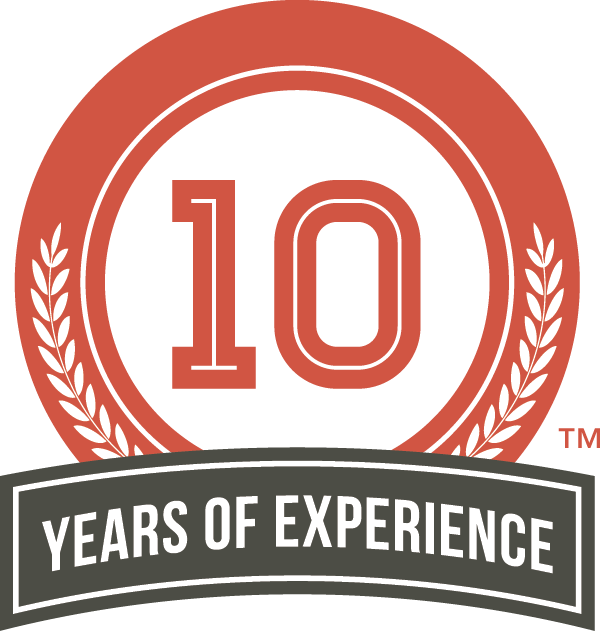 10 Year Experience (600x631), Png Download