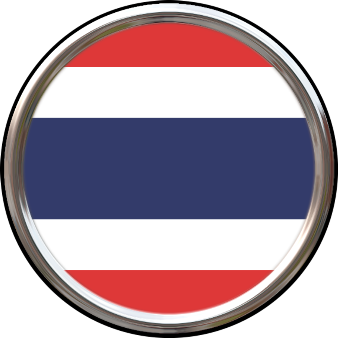 Thailand Flag Clipart Cookie - Thailand Flag Circle Png (1893x1326), Png Download