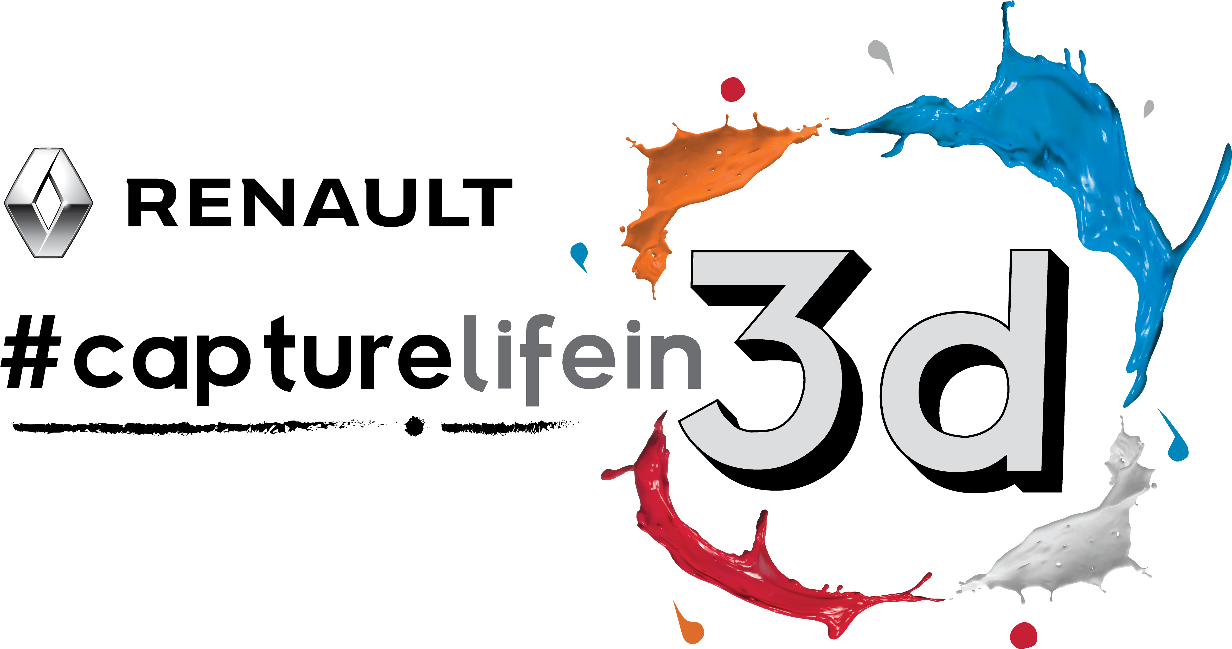 Captur Life In 3d - Graphic Design (5953x3135), Png Download