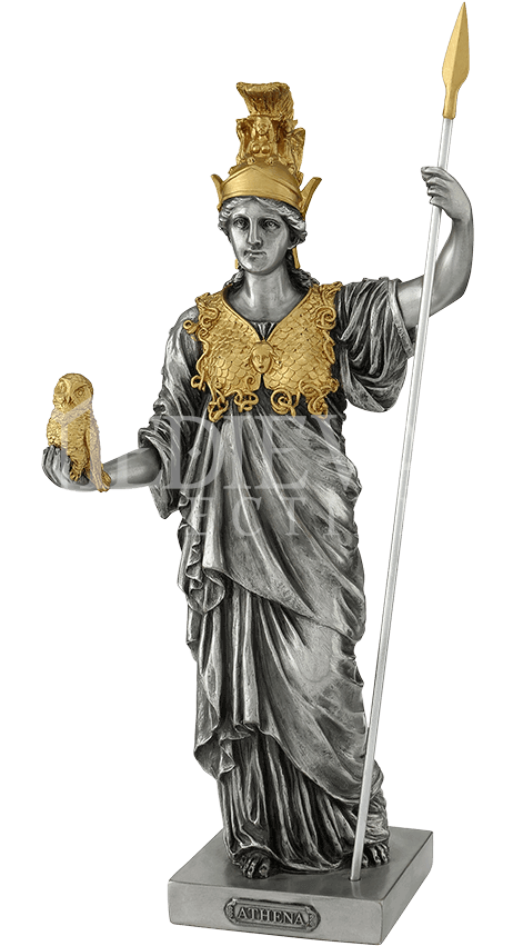 Pewter Athena Goddess Of Wisdom And War - Athena Goddess Png (850x850), Png Download