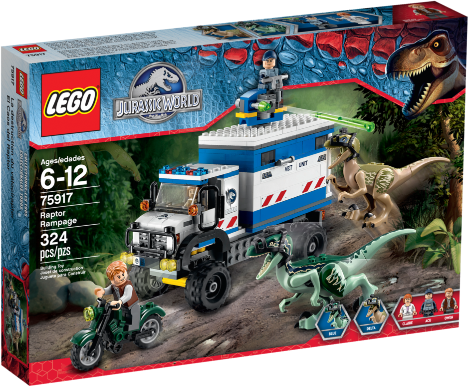 75917 - Lego Jurassic World 75917 (1488x837), Png Download