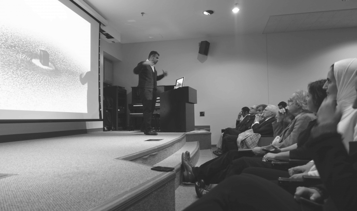 Ahmed Mater Bates College Lecture Edge Of Arabia 3 - Monochrome (726x429), Png Download
