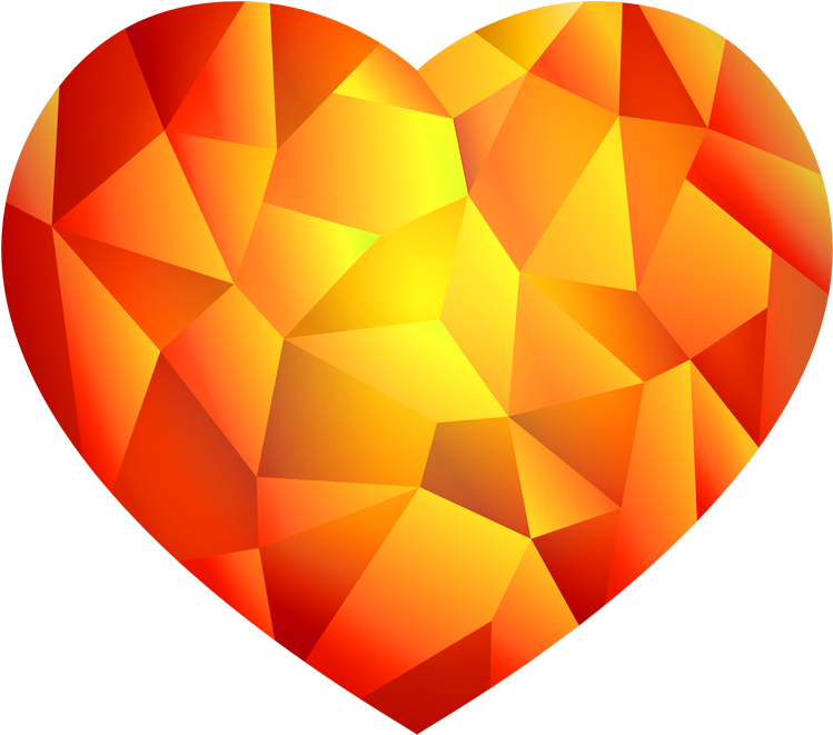 Heart Png Geomatric Transparent - Triangle (1000x824), Png Download