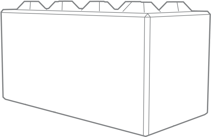 1600mm Concrete Lego Blocks - Toy Chest (900x900), Png Download