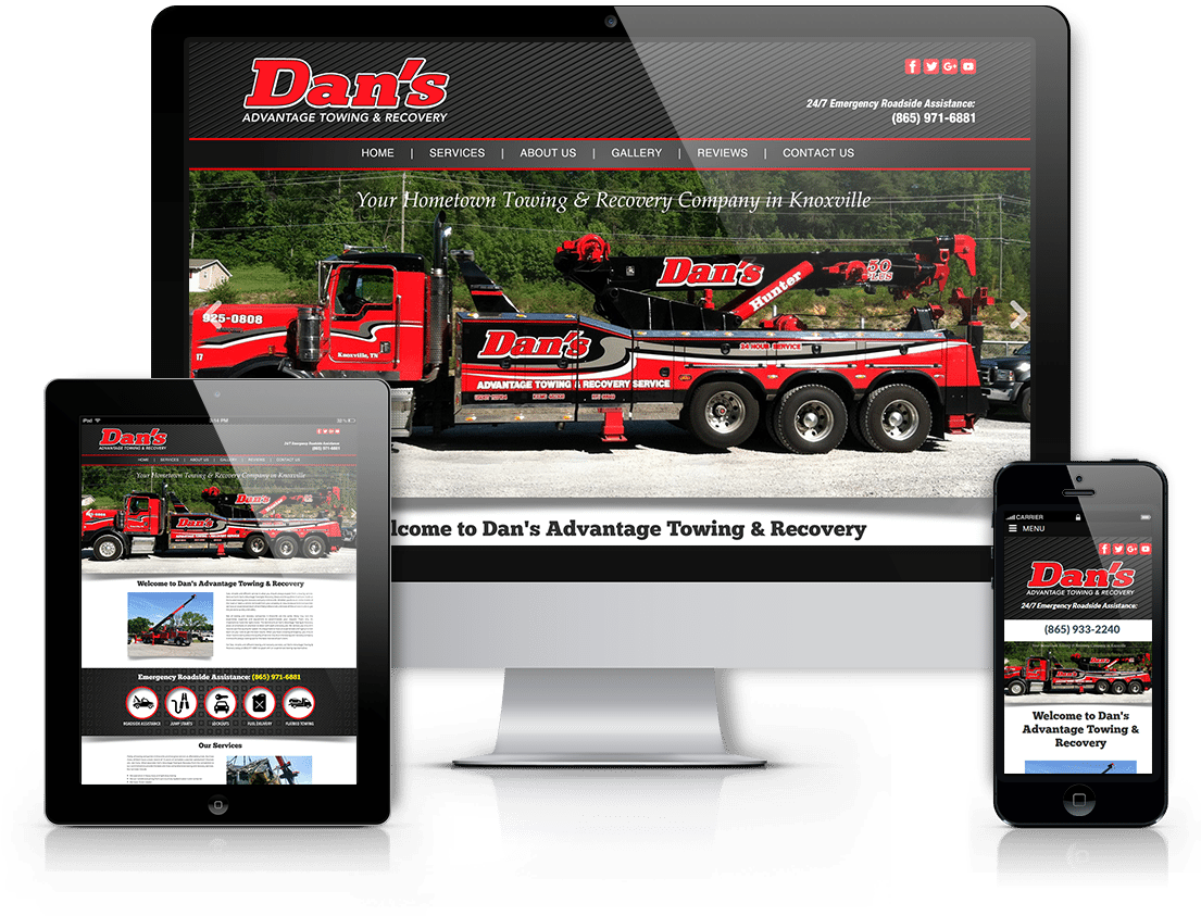 Dan's Advantage Towing - Mobile Phone (1200x902), Png Download