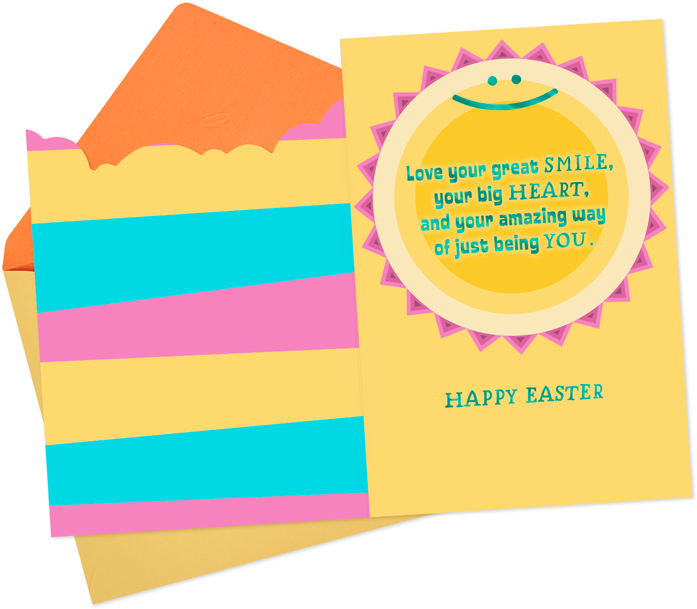 Sun Peeking Over Clouds Easter Card - Paper (1470x1470), Png Download