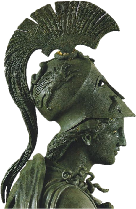 Athena7 - Palas Athena Helmet (500x727), Png Download