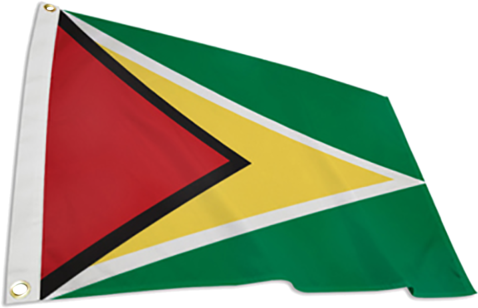 Guyana International Flag - Cancer Ribbon (1944x1296), Png Download