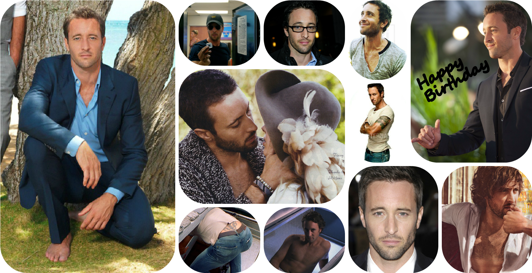 Wishing @mickmcgarrett A Very Happy Birthday - Alex O Loughlin (1869x970), Png Download