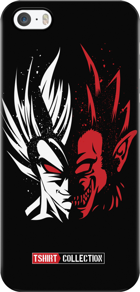 Super Saiyan Goku Half Face Iphone 5, 5s, 6, 6s, 6 - Goku (1024x1024), Png Download