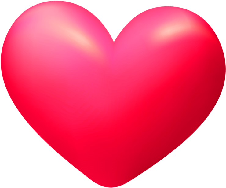 3d Heart Transparent - Heart (1000x824), Png Download
