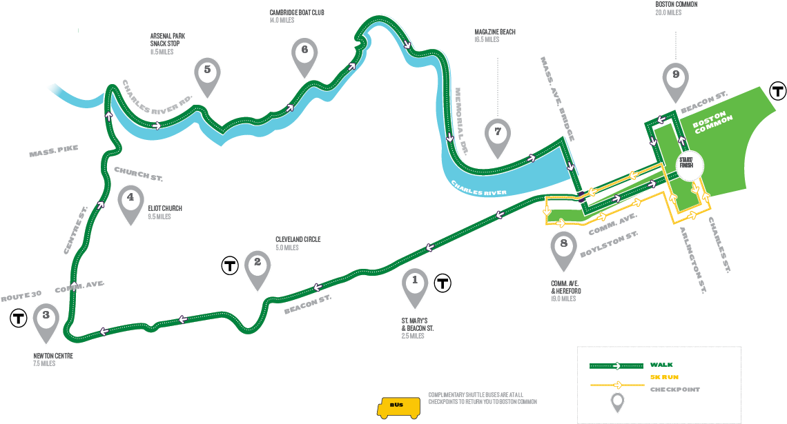 2019 Walk Routes - Walk For Hunger 2018 (1200x690), Png Download