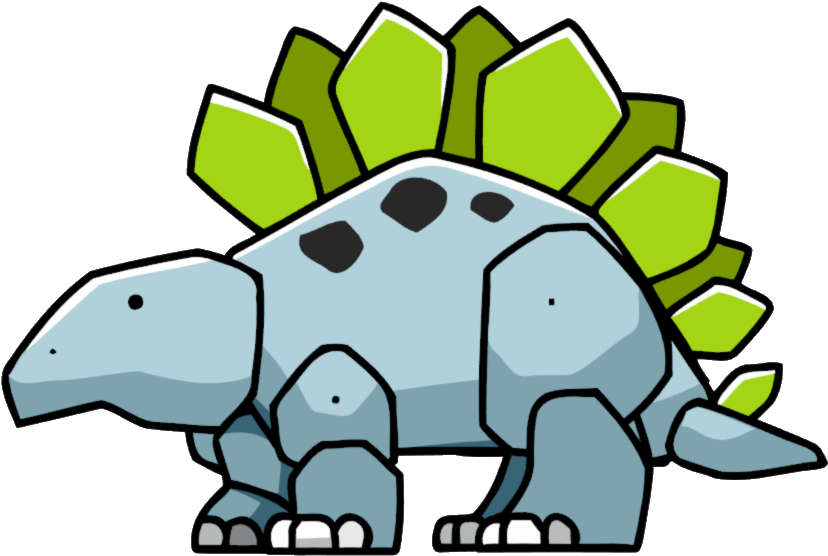 Stegosaurus - Scribblenauts Stegosaurus (863x594), Png Download