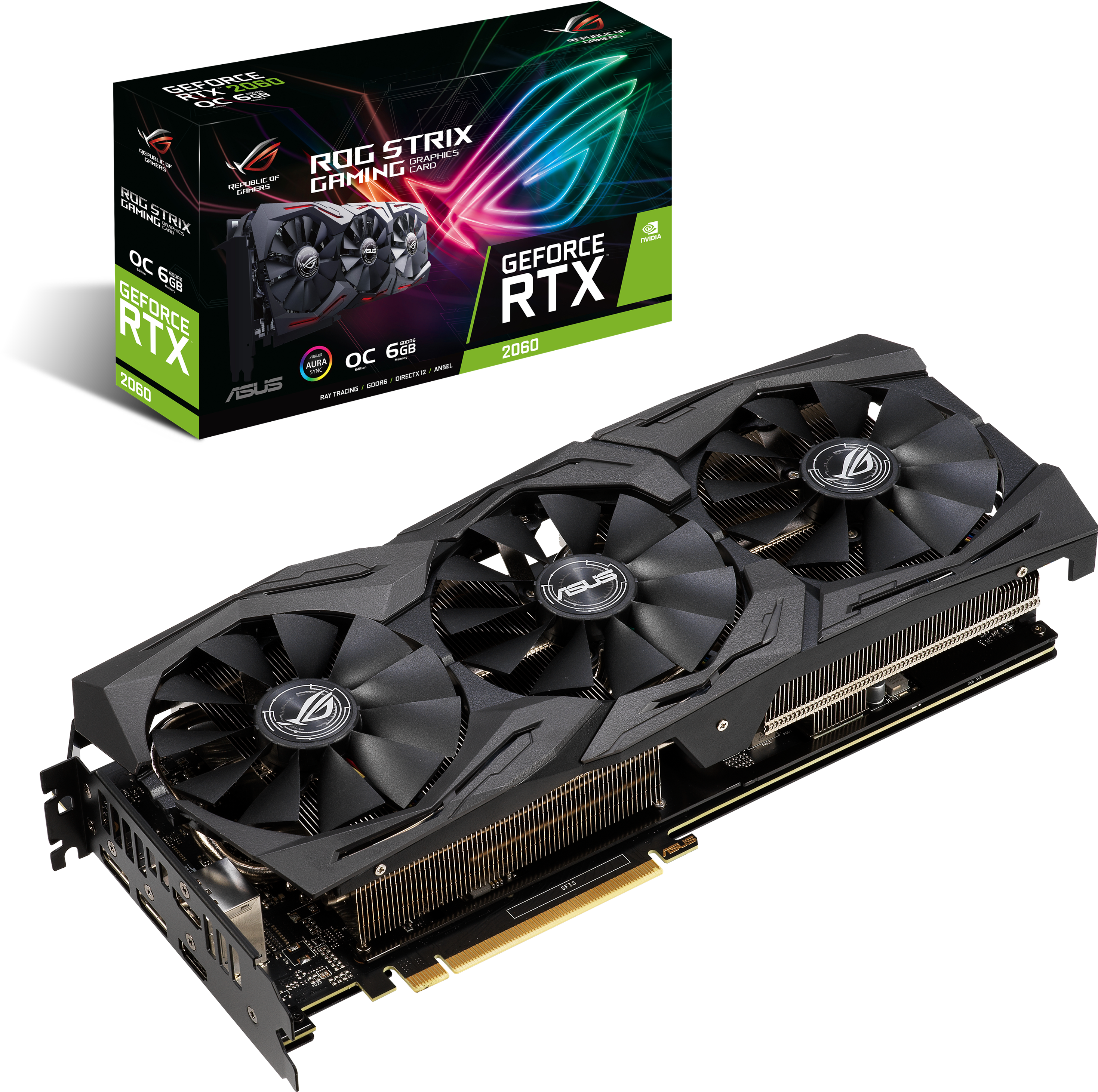 Asus Reveals Rog Strix, Asus Dual, And Turbo Geforce (3000x3000), Png Download