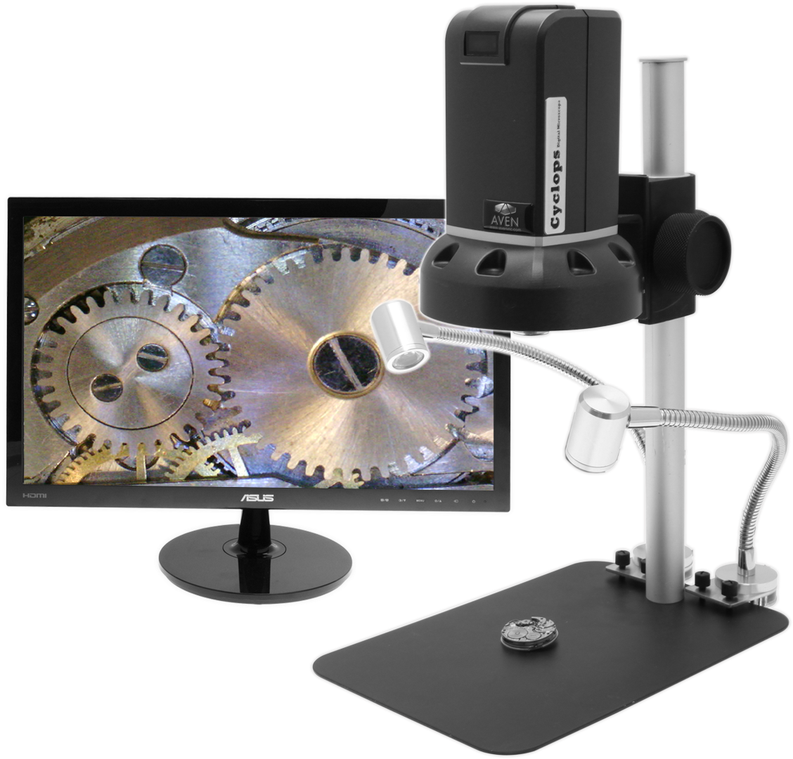 Aven 26700-400 Cyclops Digital Microscope, Up To 534x - Digital Microscope Time Lapse (1177x1112), Png Download