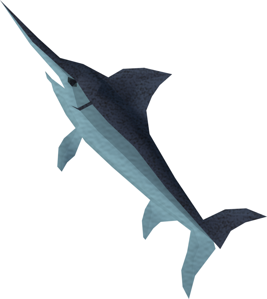 Swordfish Detail - Atlantic Blue Marlin (893x1000), Png Download