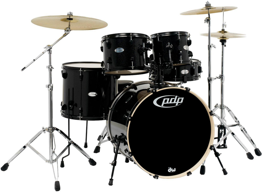 Pdp Mainstage Drum Kit W/ 800hw Black - Pdp Mainstage 5 Piece Drum Set (878x1000), Png Download
