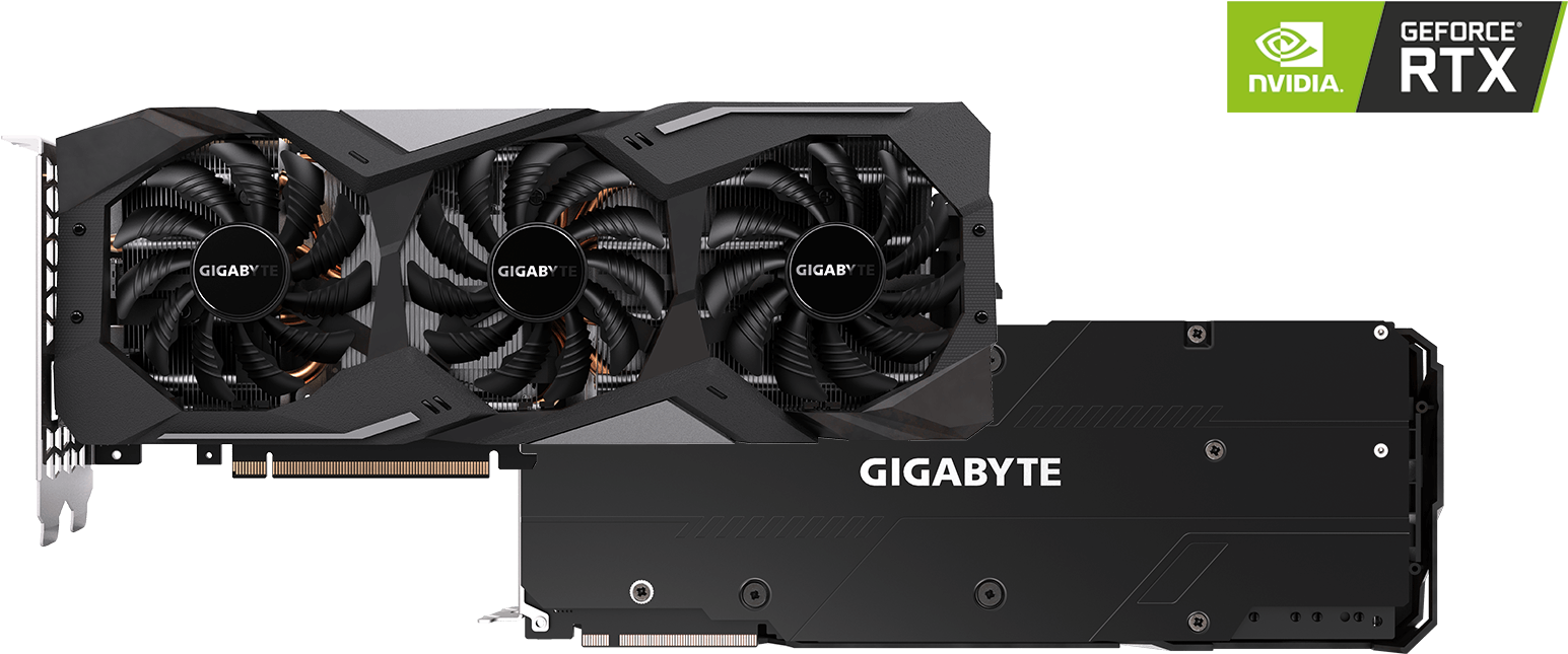 Gigabyte Geforce Rtx 2080 Ti Windforce Oc Graphics - Gigabyte Geforce Rtx 2080 Windforce (1773x644), Png Download