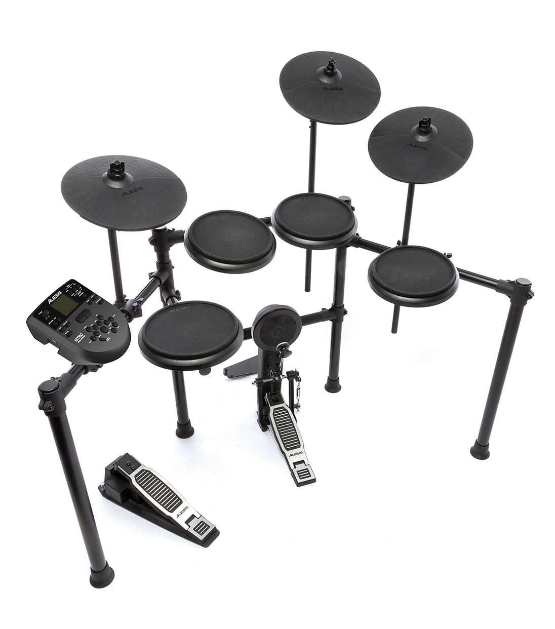 Alesis Nitro Kit 2 W=1200&h=630 - Bateria Alesis Nitro Kit (1096x1242), Png Download