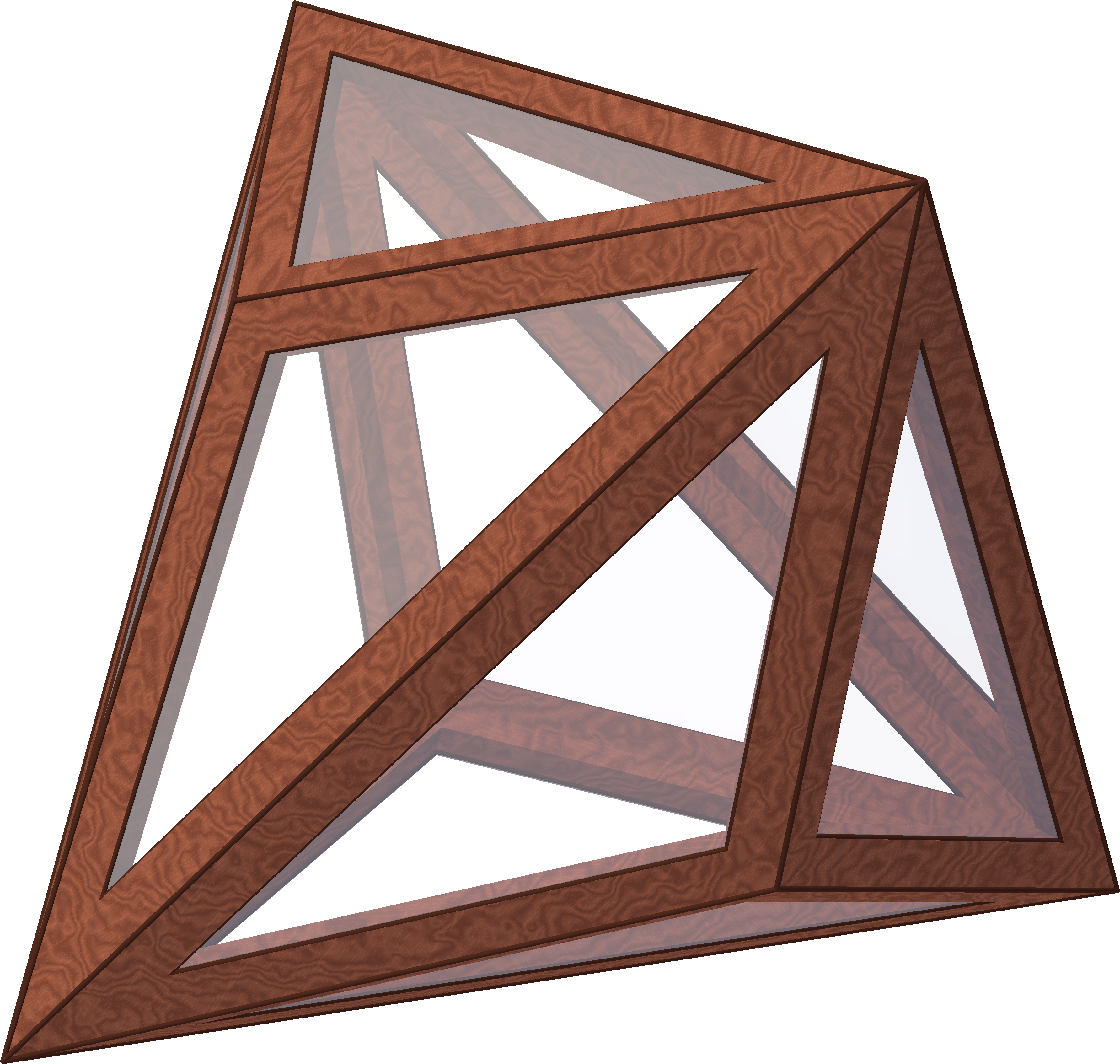 Polyhedron Truncated 4b Dual, Davinci - Lumber (3800x3612), Png Download