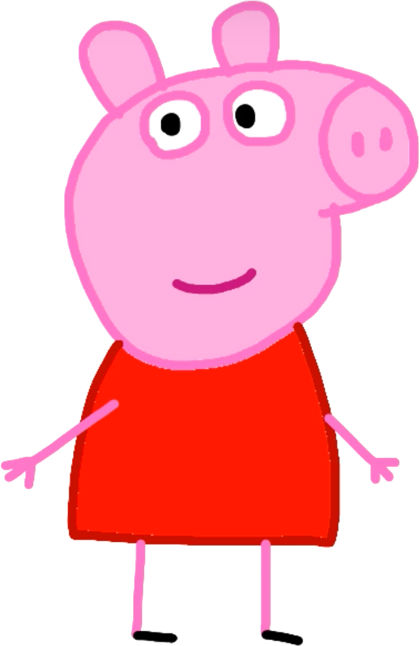 Peppa Pig - Peppa Pig Hd Png (976x1358), Png Download