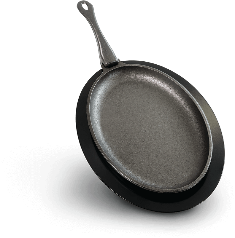 Cast Iron Skillet - Cast Iron Napoleon (800x805), Png Download