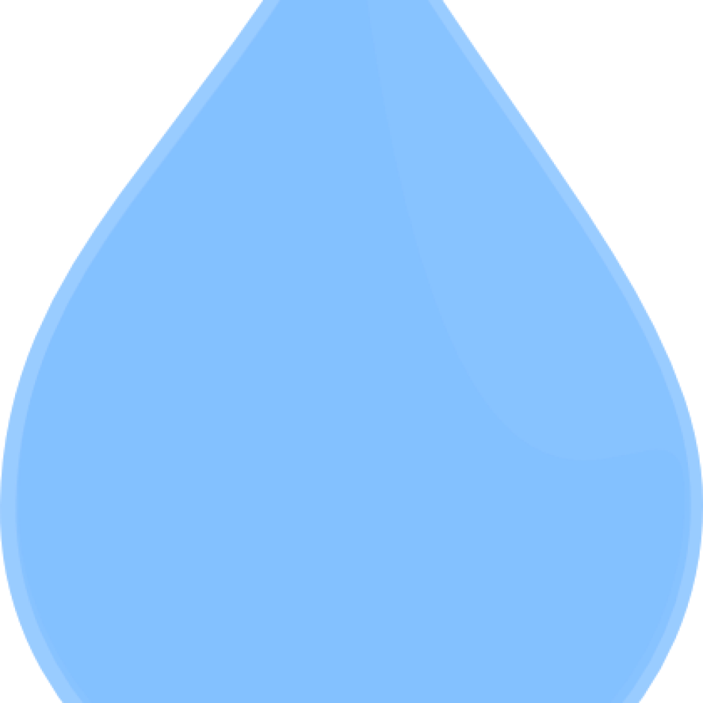 Water Drop Clipart Water Drop Clipart Sky Blue Water - Circle (1024x1024), Png Download