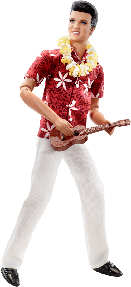 Elvis Presley ® In Blue Hawaii Barbie Doll Collection - Elvis Barbie Doll (640x950), Png Download