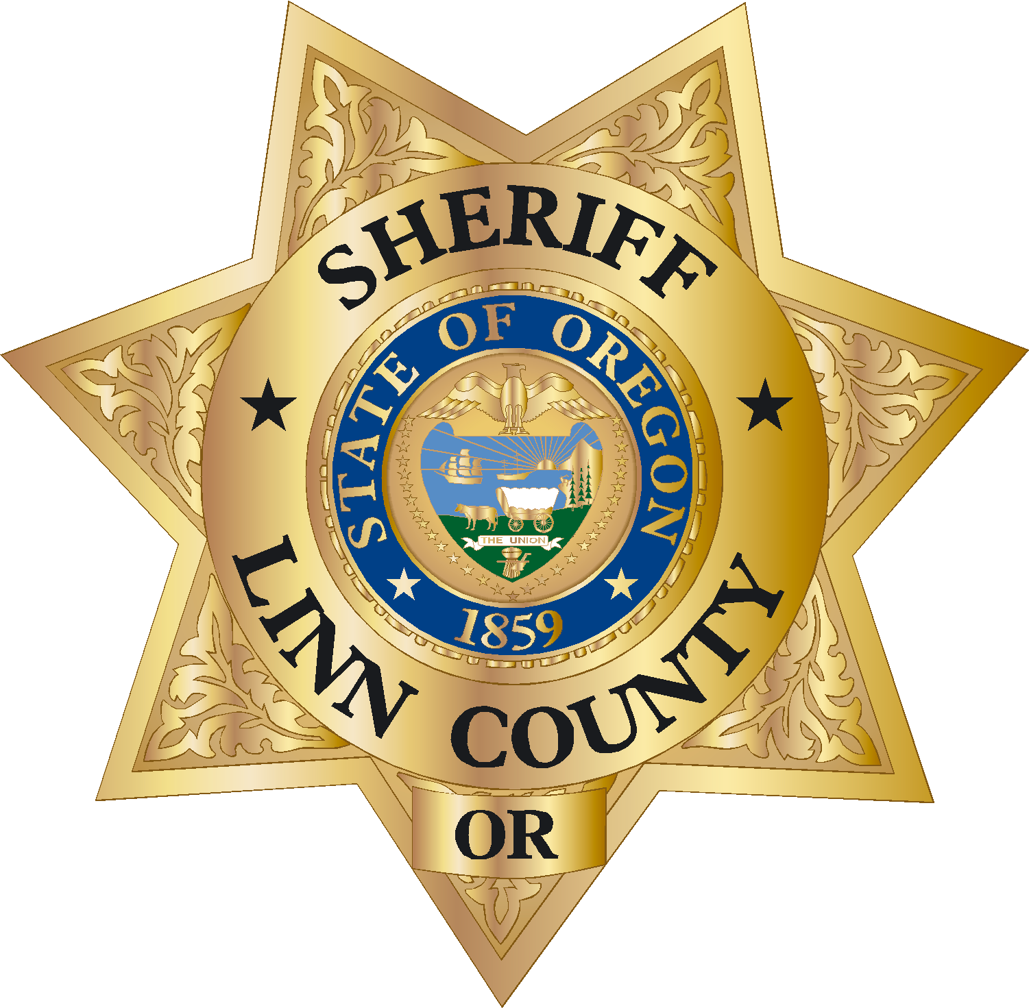 Linn County Sheriff's Office Careers - Linn County Sheriff Badge (1501x1471), Png Download