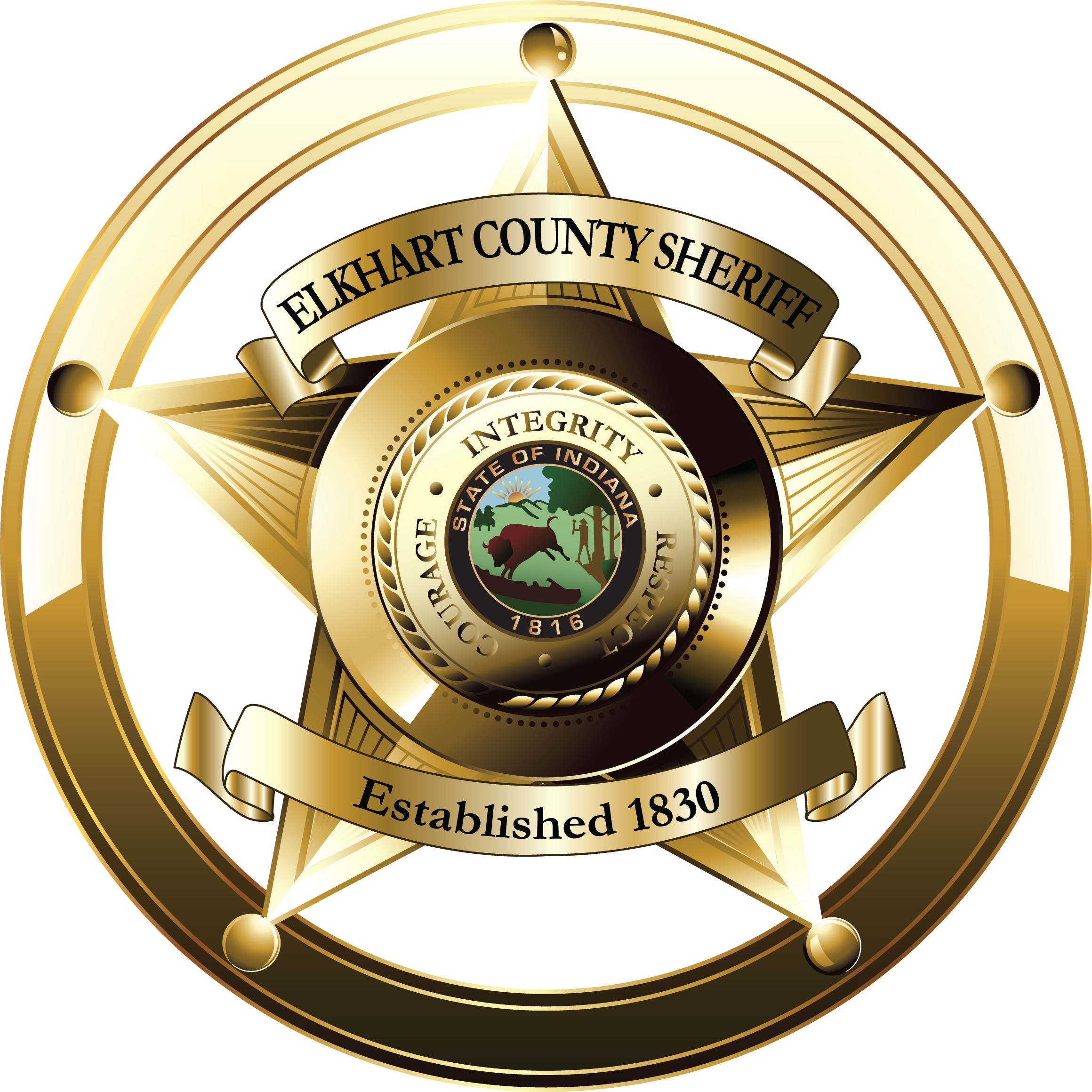 Photo Of - Elkhart County Sheriff Logo (2320x2320), Png Download