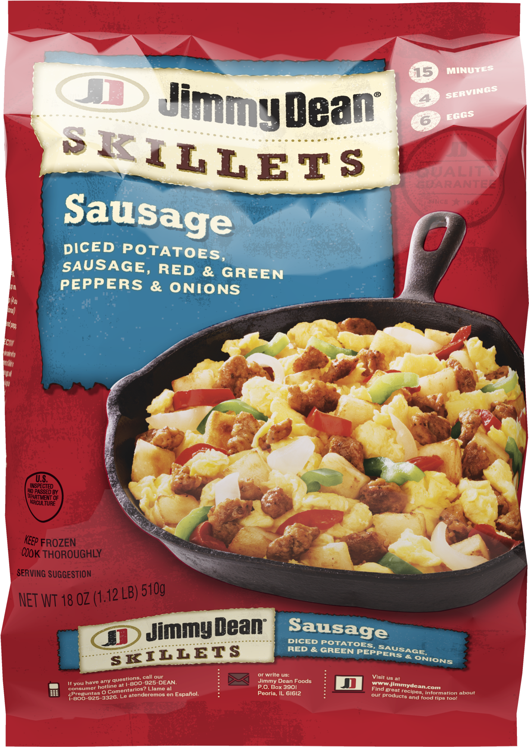 Jimmy Dean Breakfast Skillet (2400x2400), Png Download