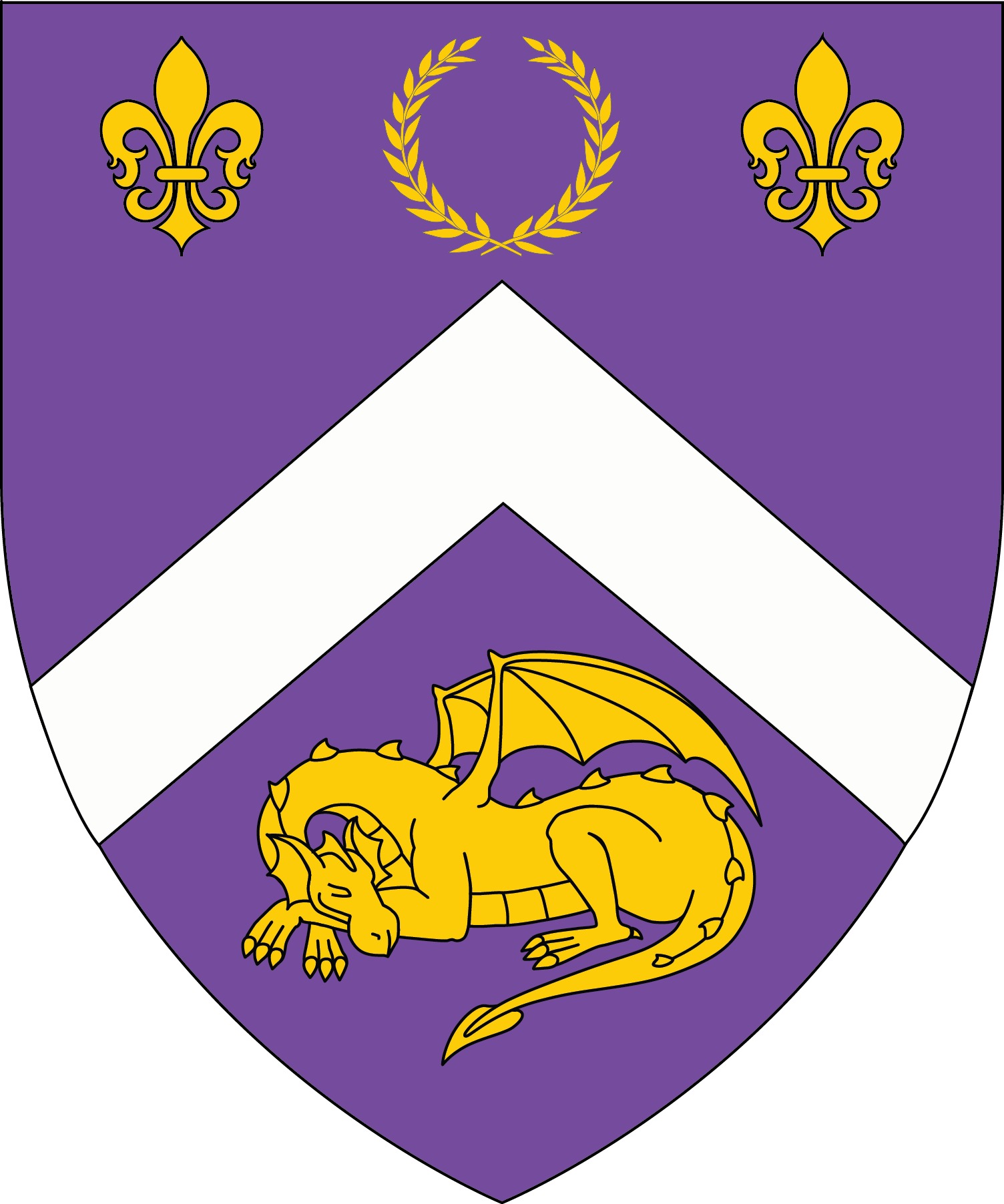 Dragon Sea Heraldry (1504x1804), Png Download