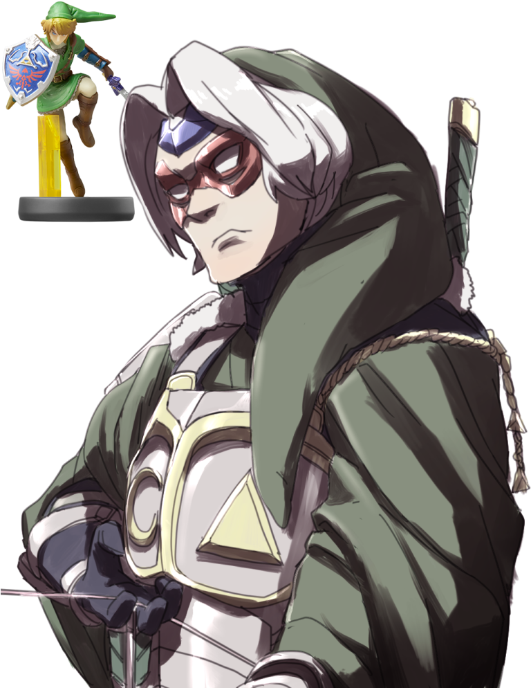 Amiibo Unlockable Fire Emblem Units - Fire Emblem Captain Falcon (800x1022), Png Download