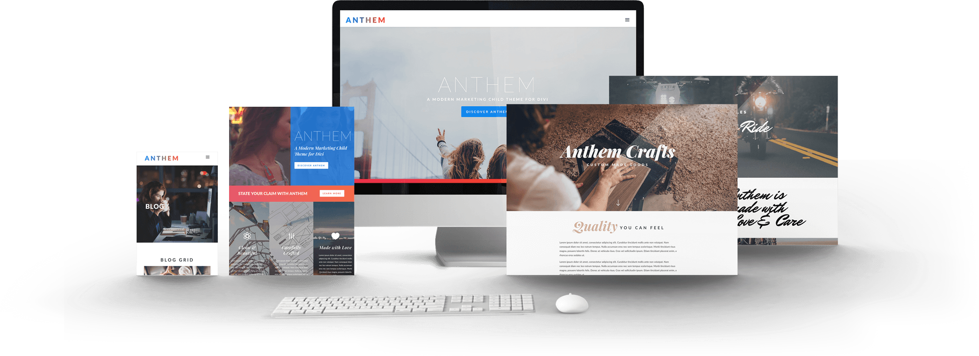Anthem Theme - Online Advertising (2000x727), Png Download
