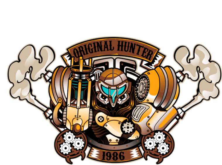 Steampunk Hunter Metroid Samus, Nintendo, Bro, Sci - Illustration (800x707), Png Download