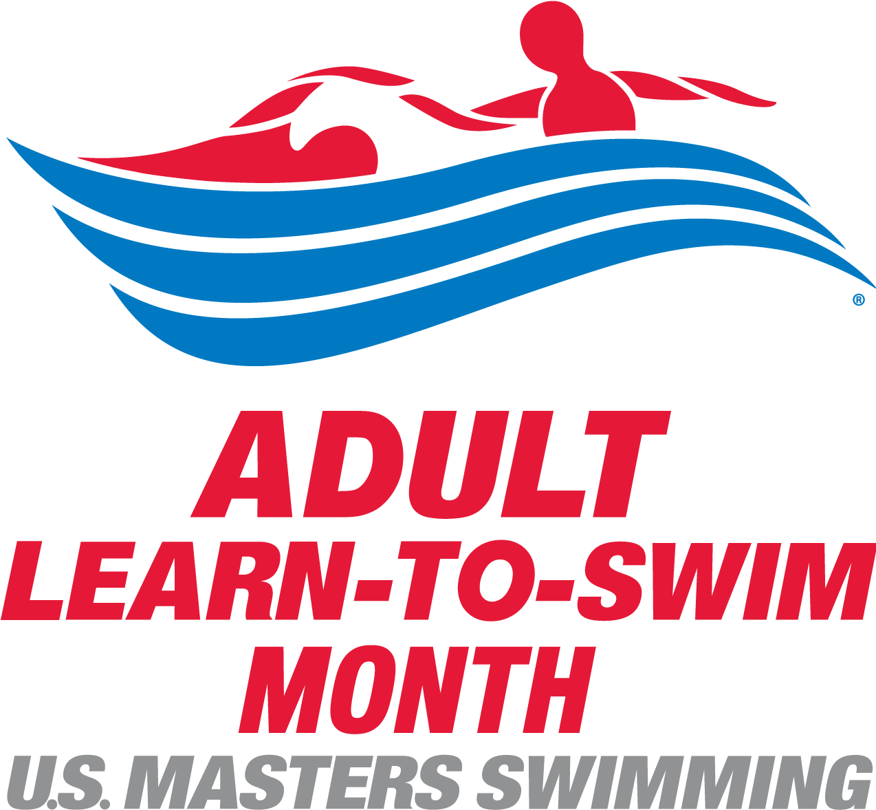 “adult Learn To Swim Month - United States Masters Swimming (1276x1267), Png Download